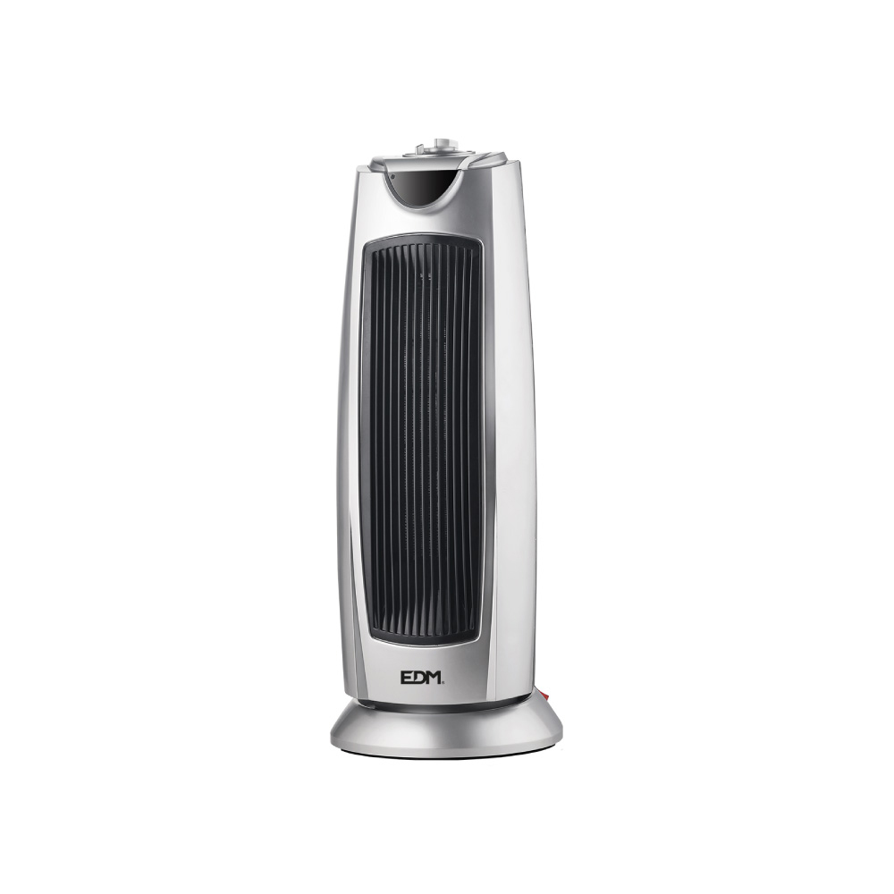 EDM 07209 CALEFACTOR DE TORRE CERAMICO OSCILANTE - MODELO SILVER - 1000/2000W - EDM